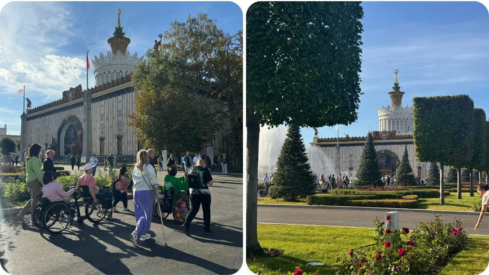 На ВДНХ летом