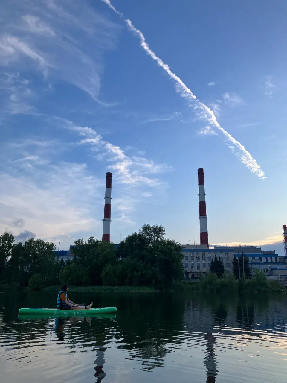 Я на сапе на озере Средний Кабан
