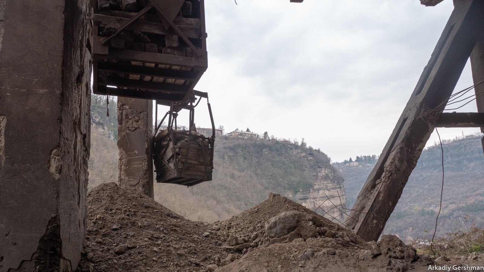 Атмосфера советского шахтёрского города / фото Аркадия Гершмана