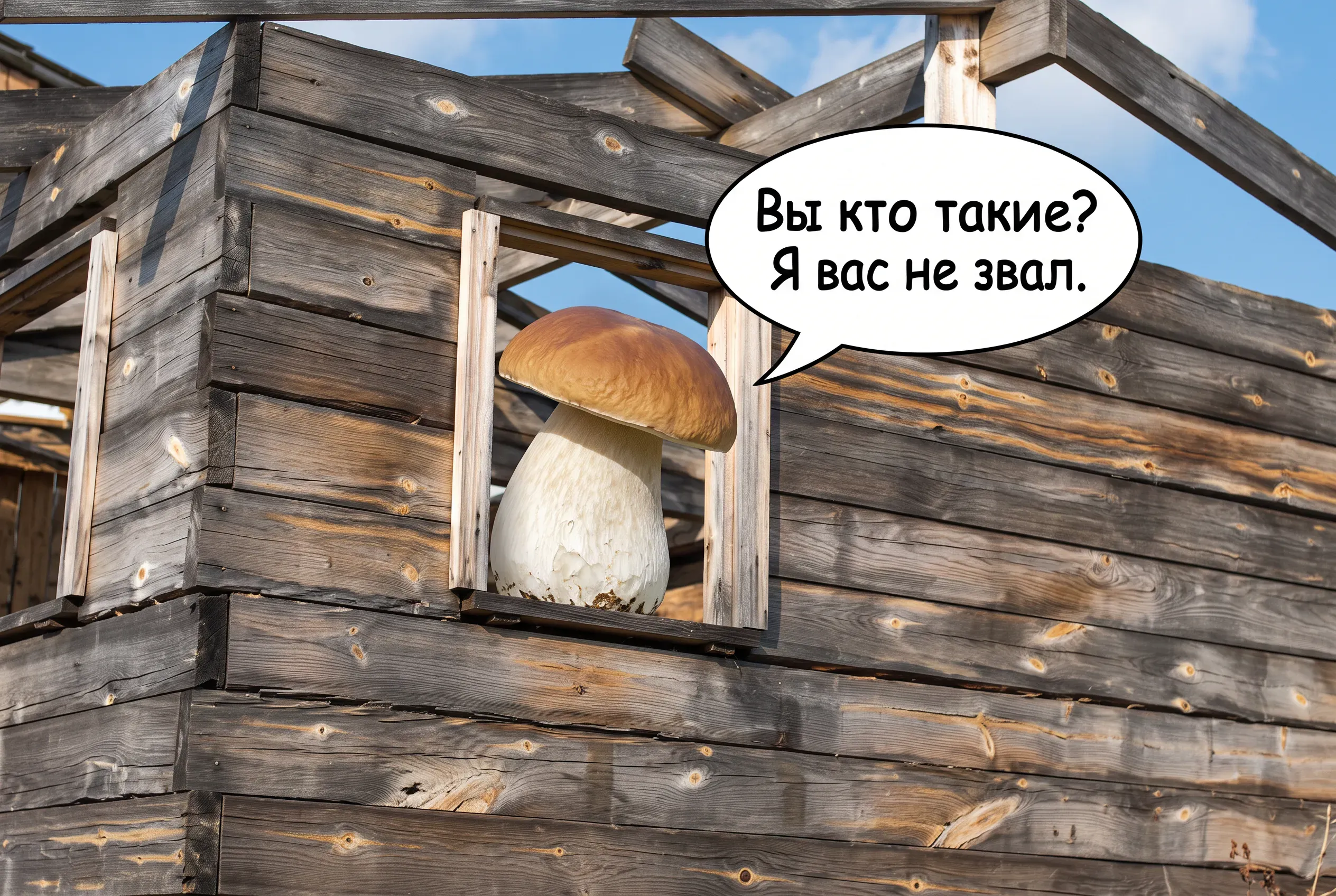Белый гриб неприветлив