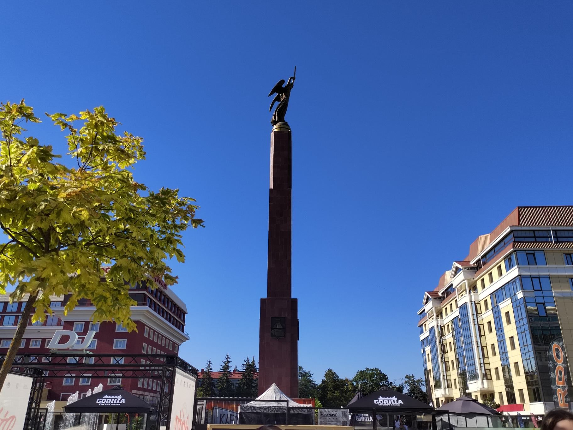 Колонна с ангелом. Фото Дарины Устич