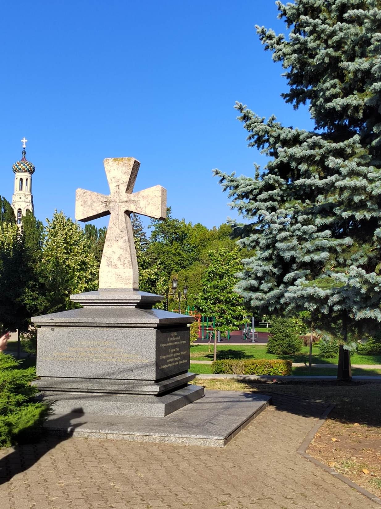 Тот самый крест, с которого начался Ставрополь. Фото Дарины Устич