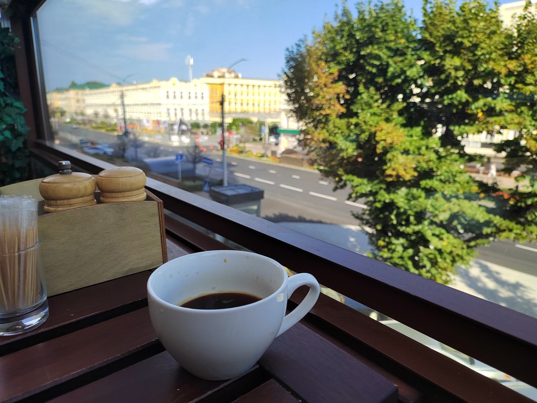 Кафе часто панорамные. Фото Дарины Устич