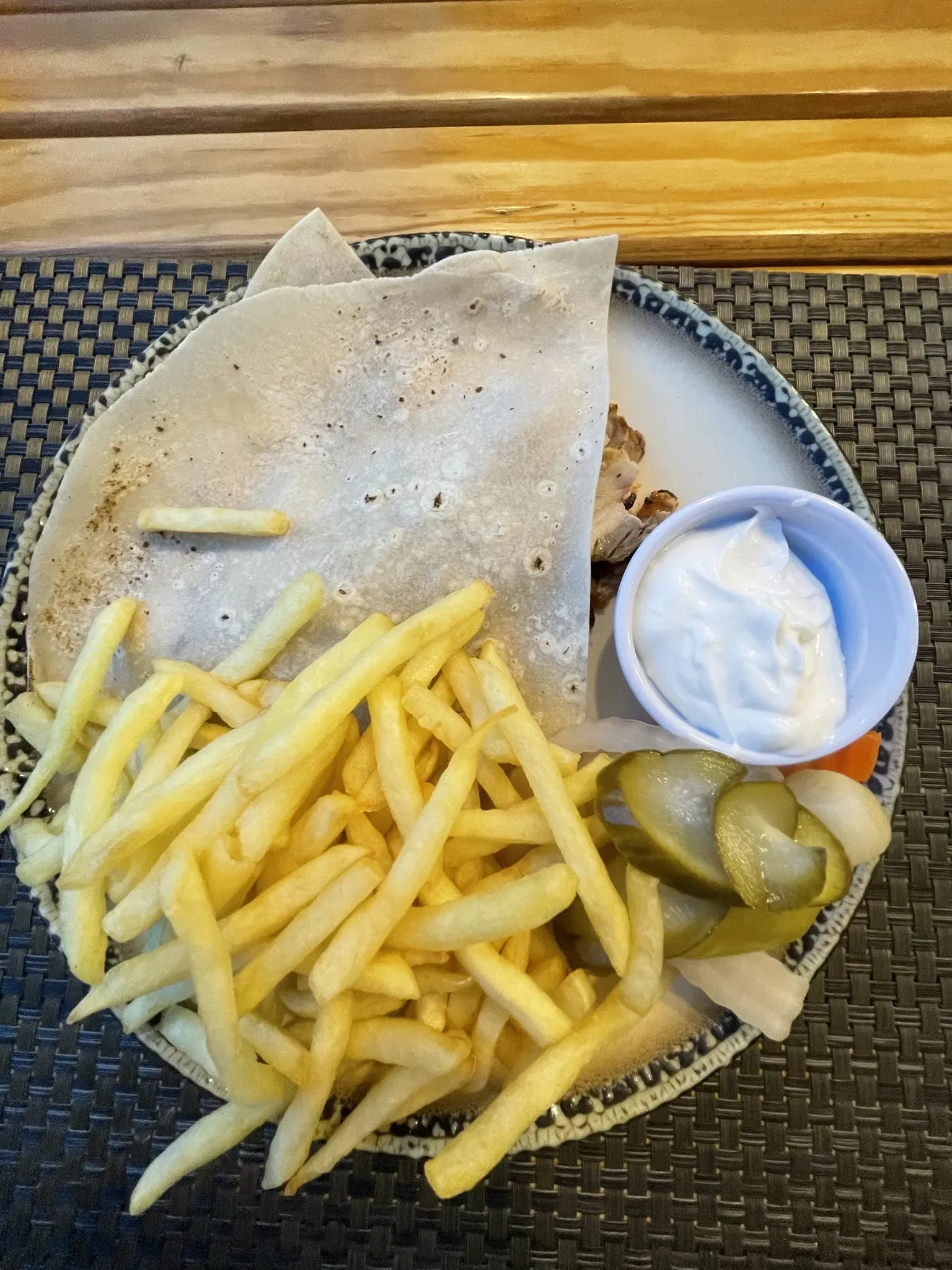 В кафе тут большие порции