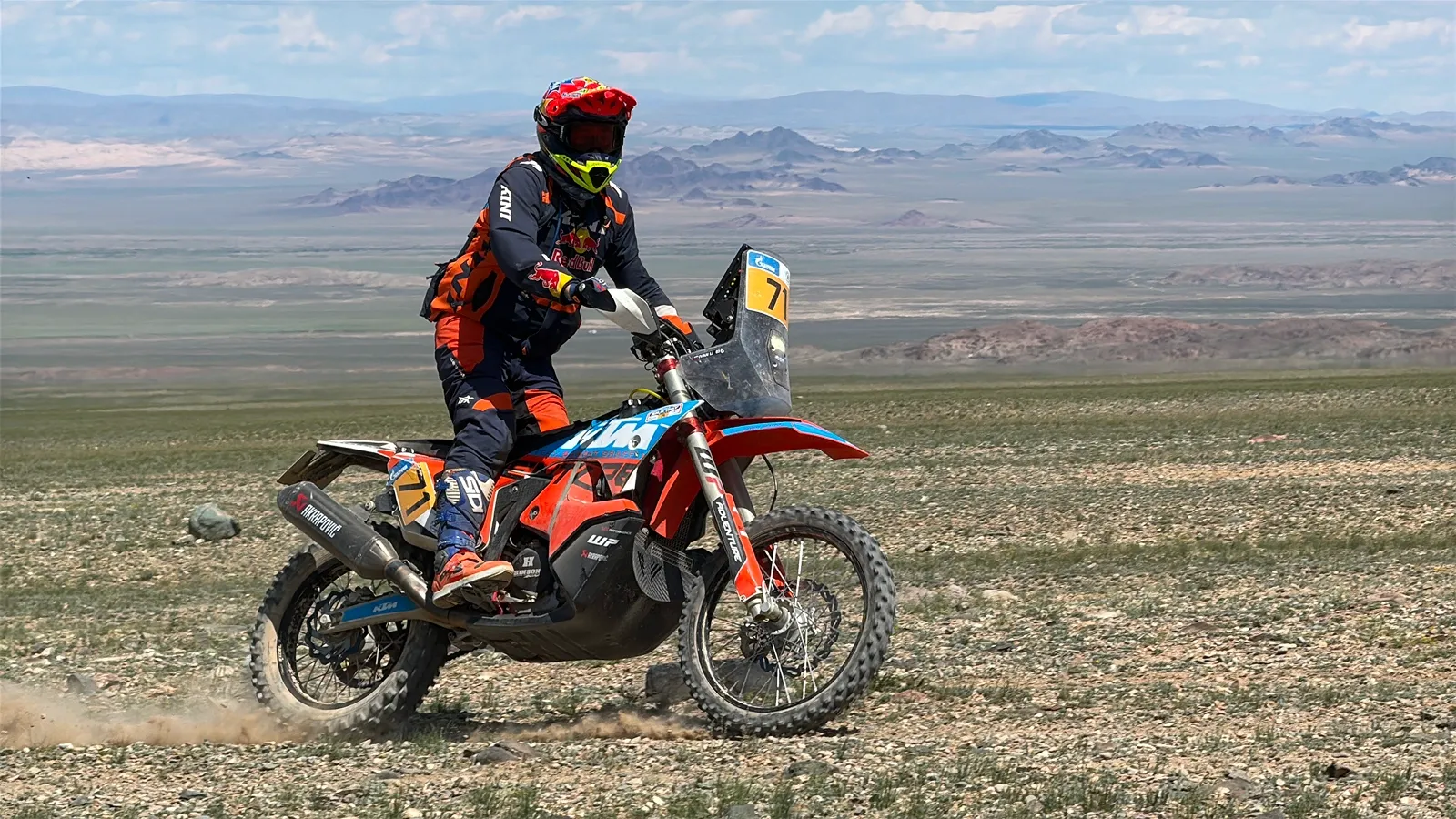 Мотоциклист на ралли / фото Дмитрий Полудин