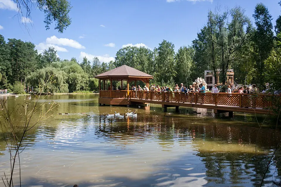 Лебединое озеро в зоопарке (L-BBE / Wikimedia)