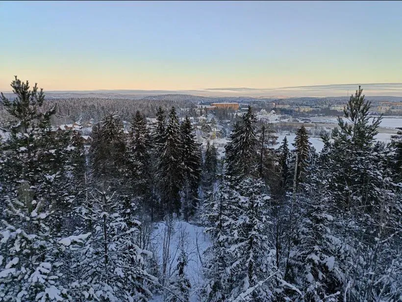 Зимняя Сортавала / фото Egor Plenkin / Wikimedia