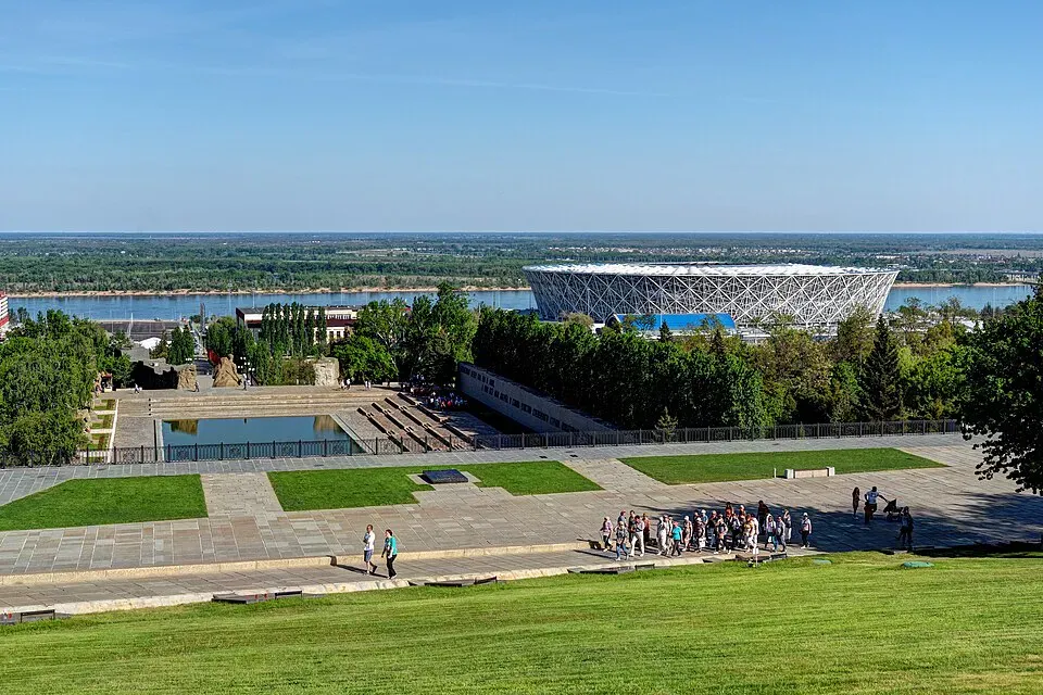 Вид на город с Мамаева кургана (Alexxx1979 / Wikimedia)