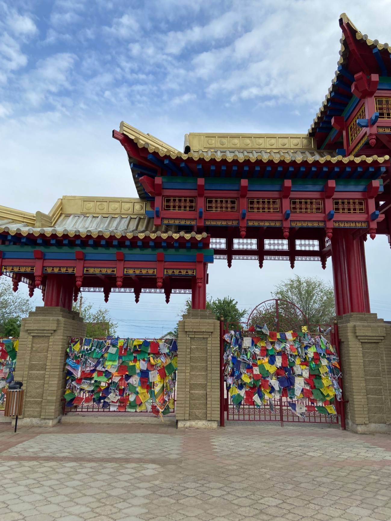 Ворота хурула. Автор фото Анастасия Пелевина