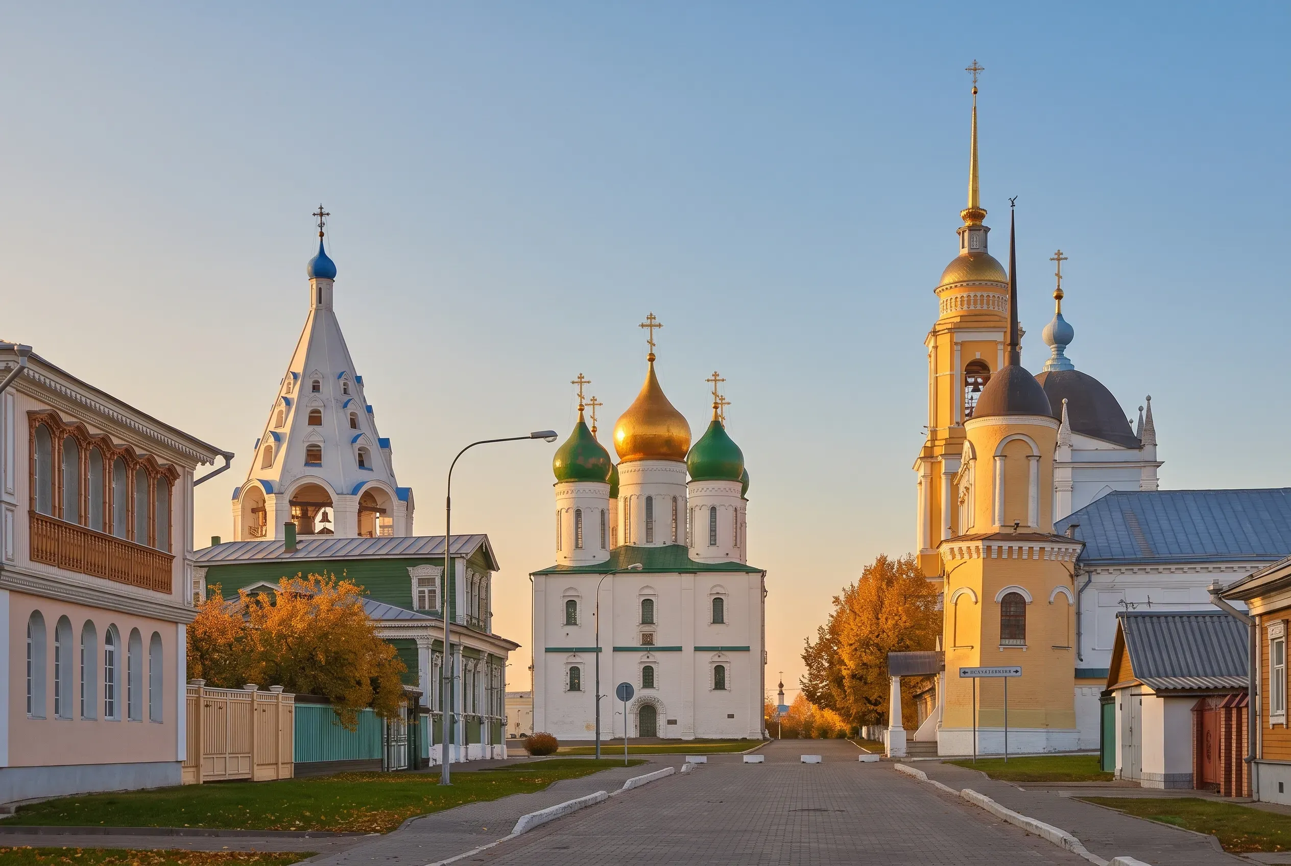 Соборная площадь в Коломне осенью / фото A.Savin / CC BY-SA 3.0