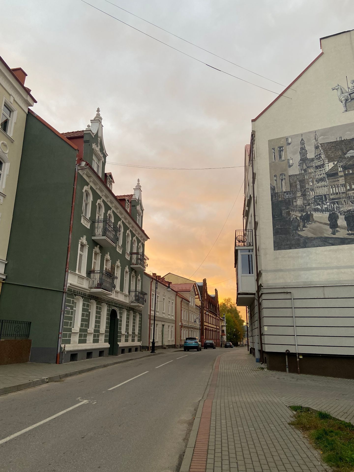 Закат в Черняховске. Фото: Анастасия Пелевина