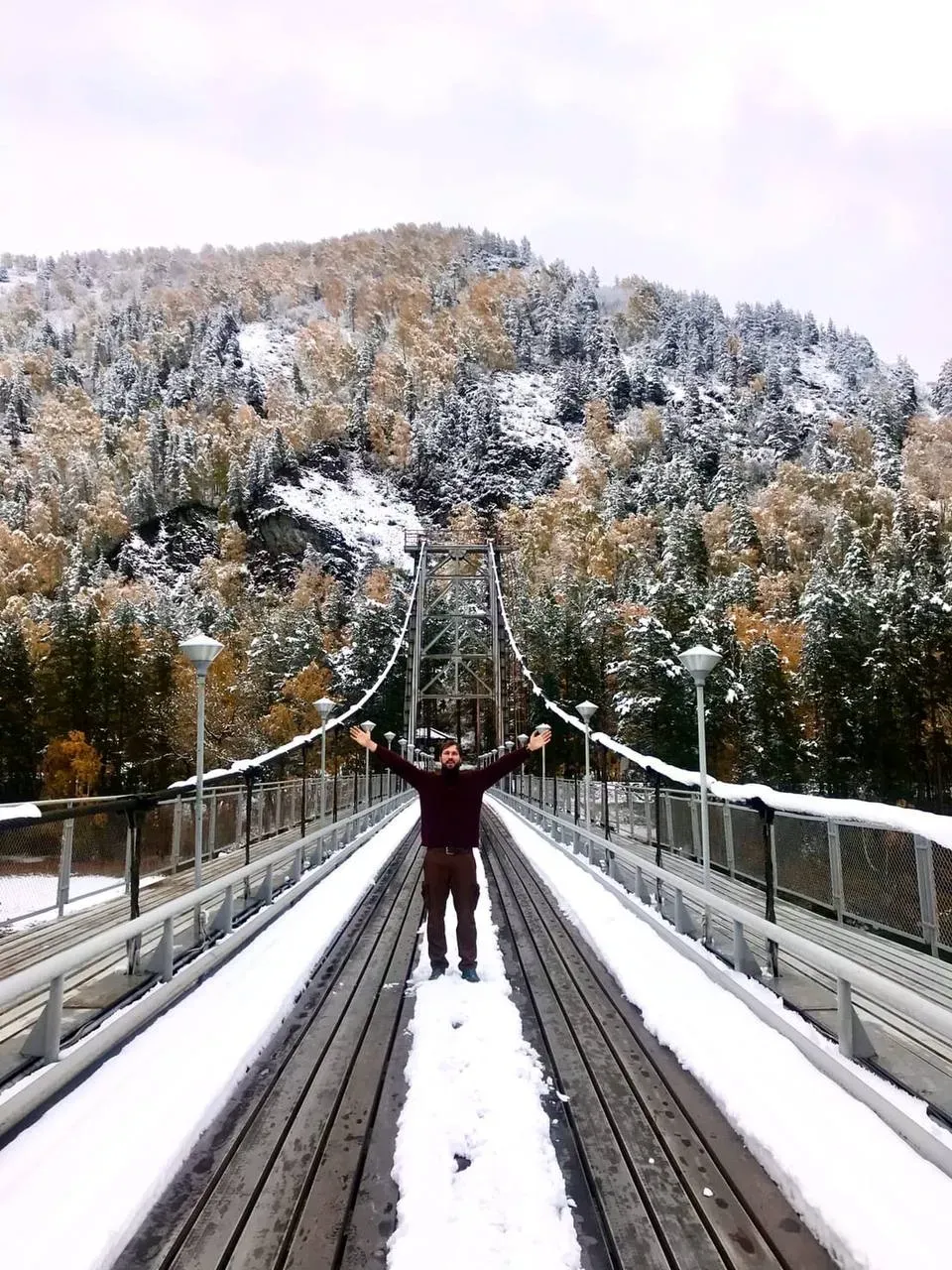 Мост через Катунь в начале путешествия. Фото: Денис Теляткин