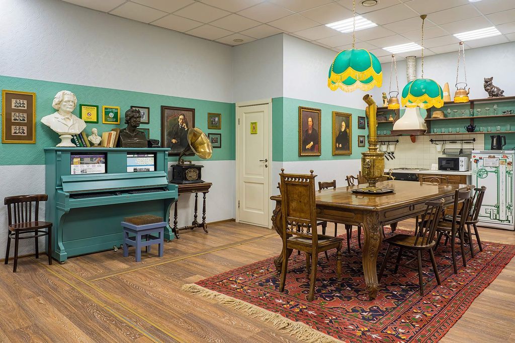 Изящная кухня в «Доме писателей» (фото на Суточно.ру)