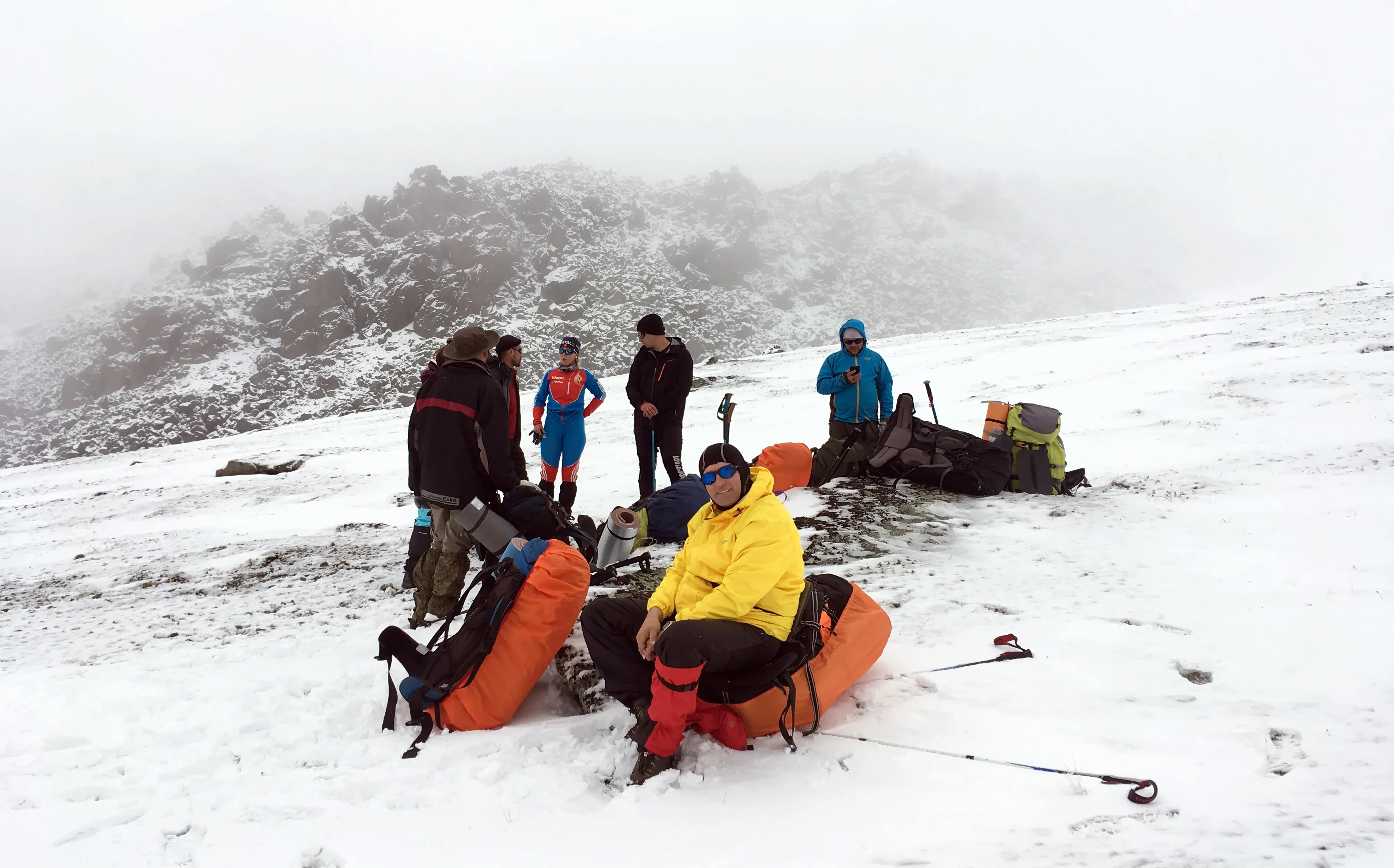 Переход в штурмовой лагерь