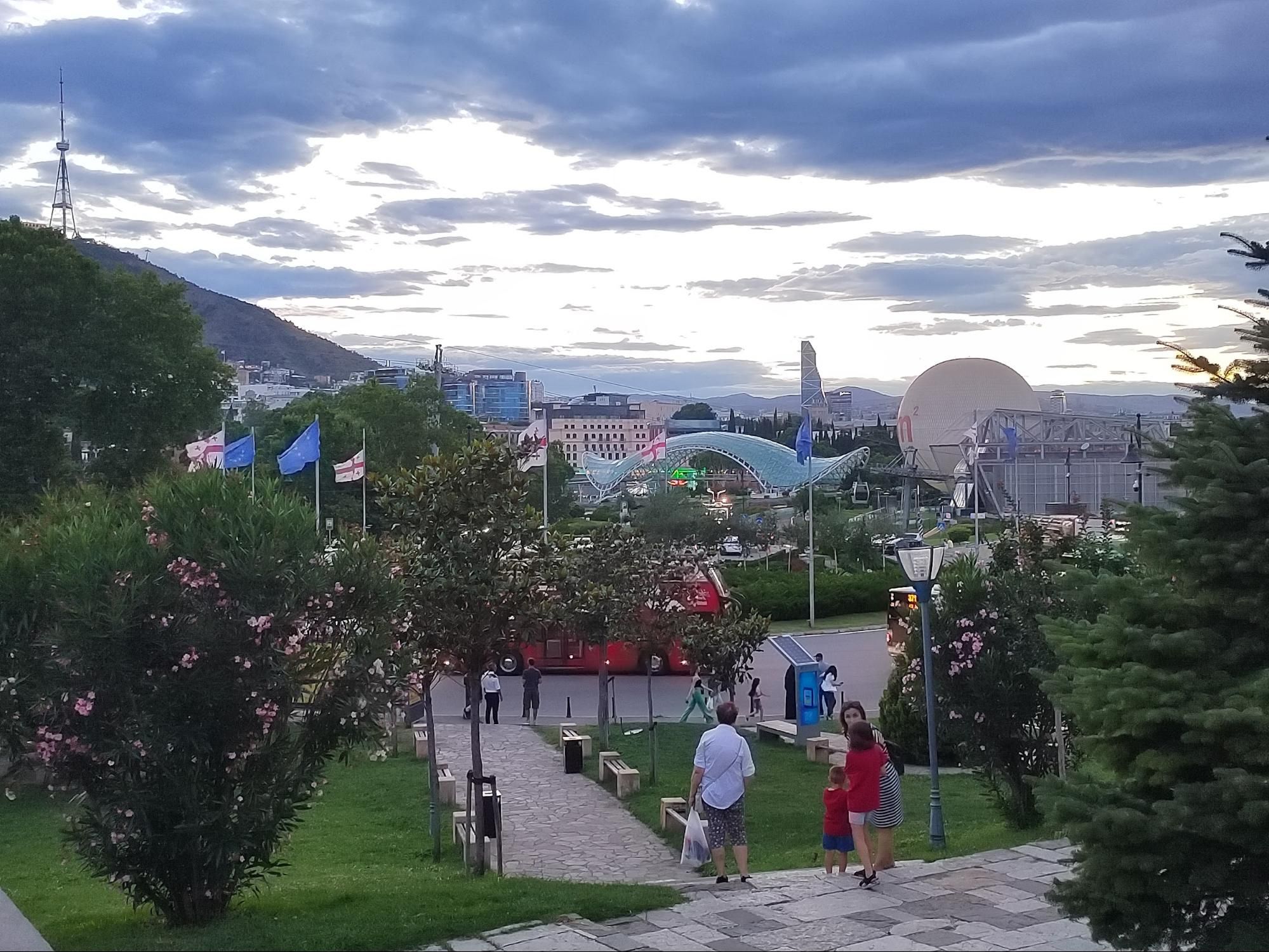 Парк Рике на закате. Фото Дарины Устич