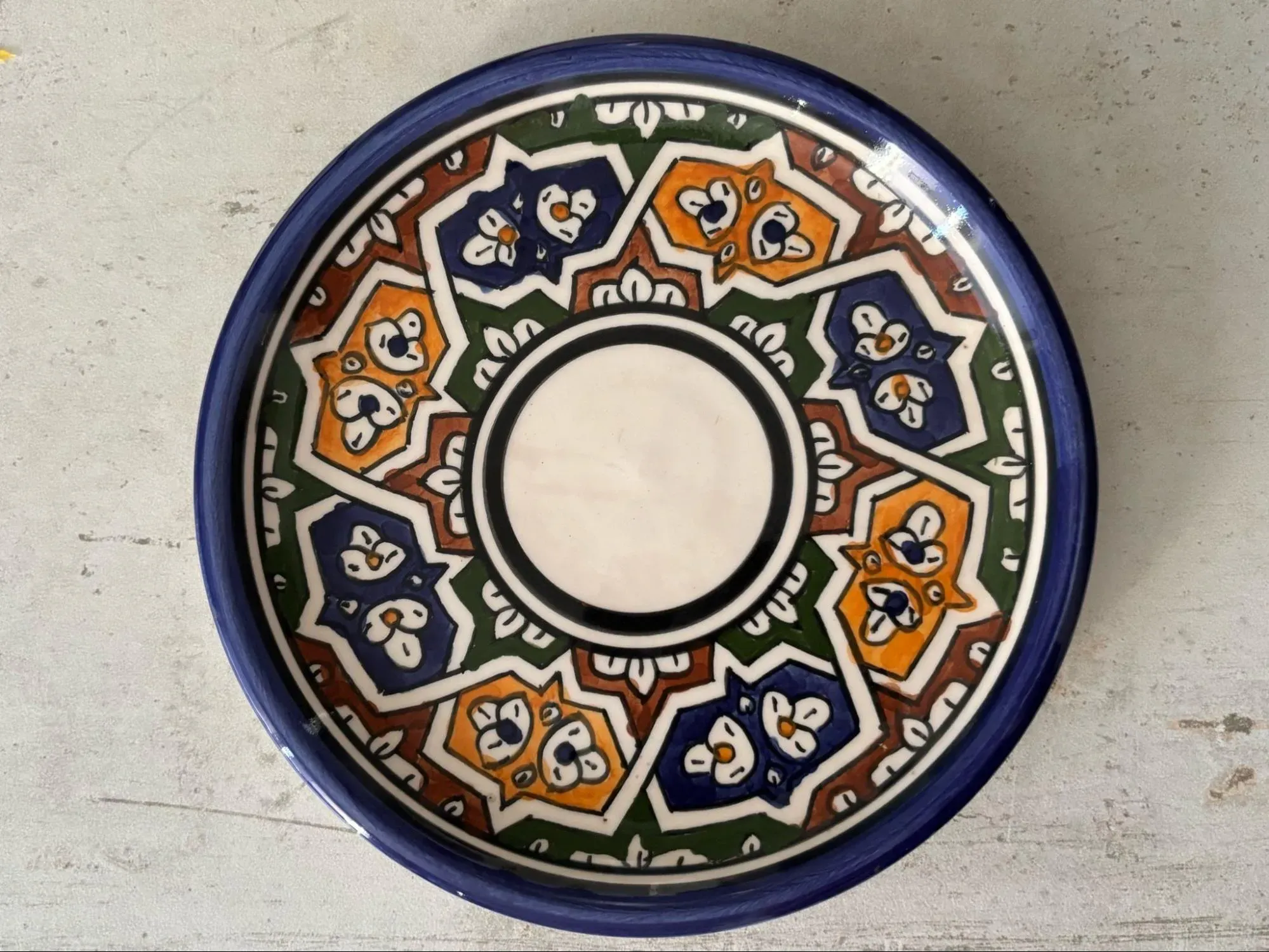 Тарелочка из Феса. Автор фото Анастасия Пелевина