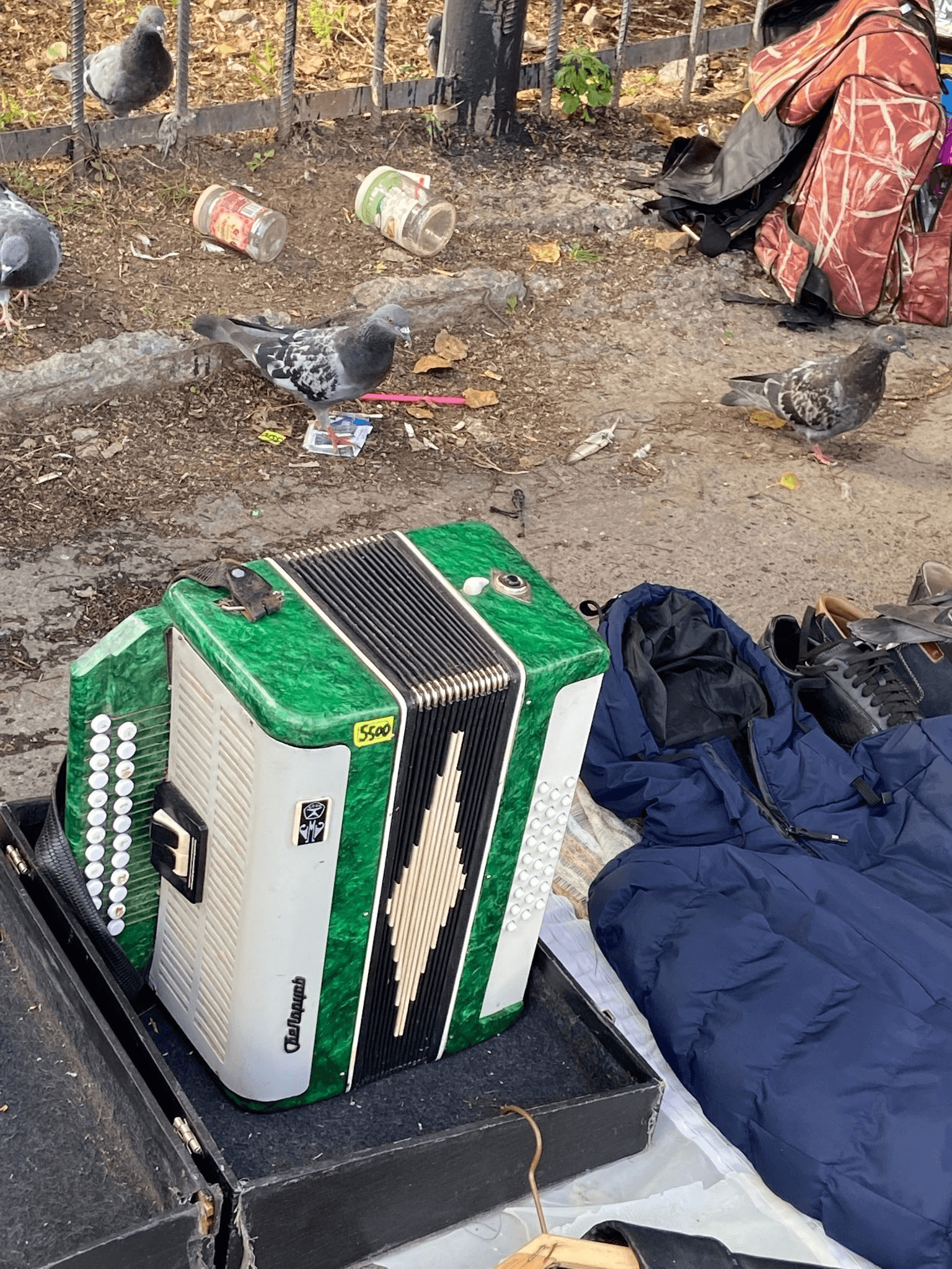 Музыкальные инструменты на барахолке. Автор фото Анастасия Пелевина