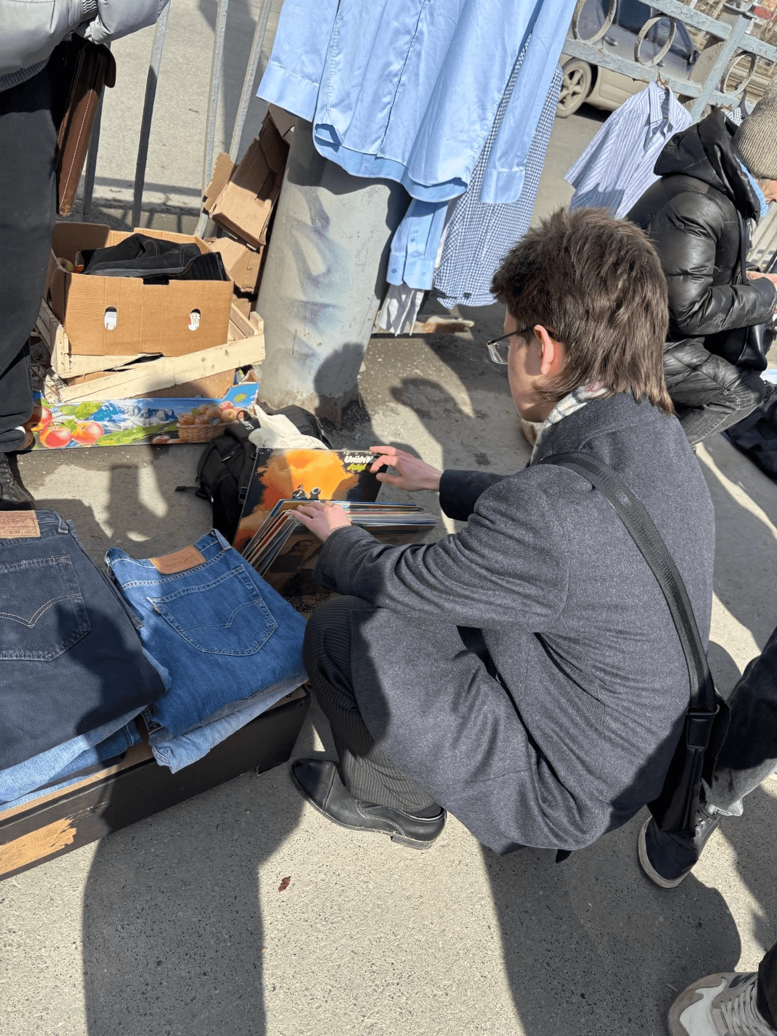 В поиске пластинок. Автор фото Анастасия Пелевина