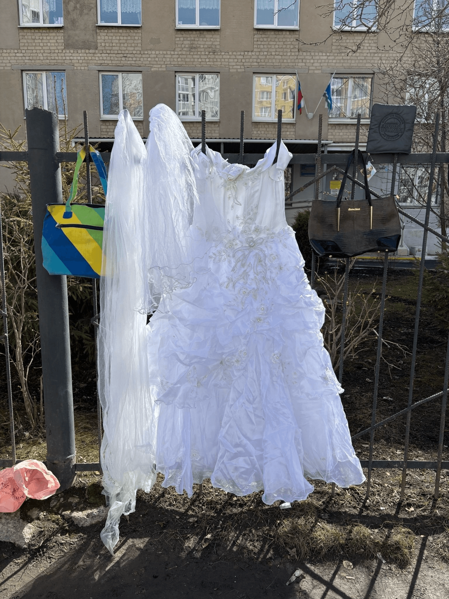 Свадебное платье с фатой.Автор фото Анастасия Пелевина