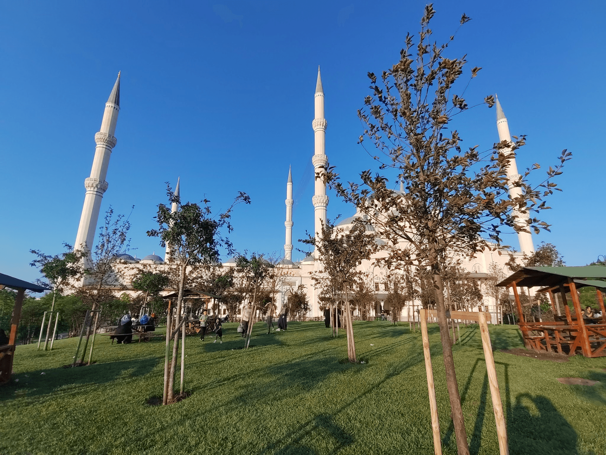 Вид на мечеть из парка. Фото Дарины Устич