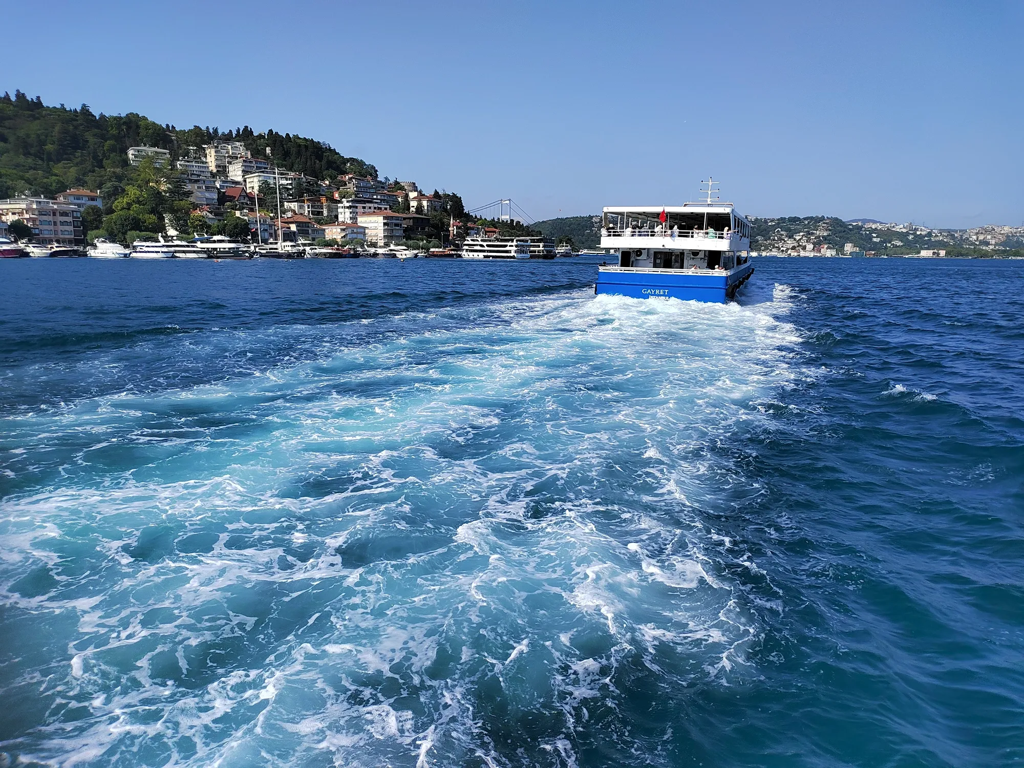 Путь к Арнавуткёй на пароме очень живописный. Фото Дарины Устич