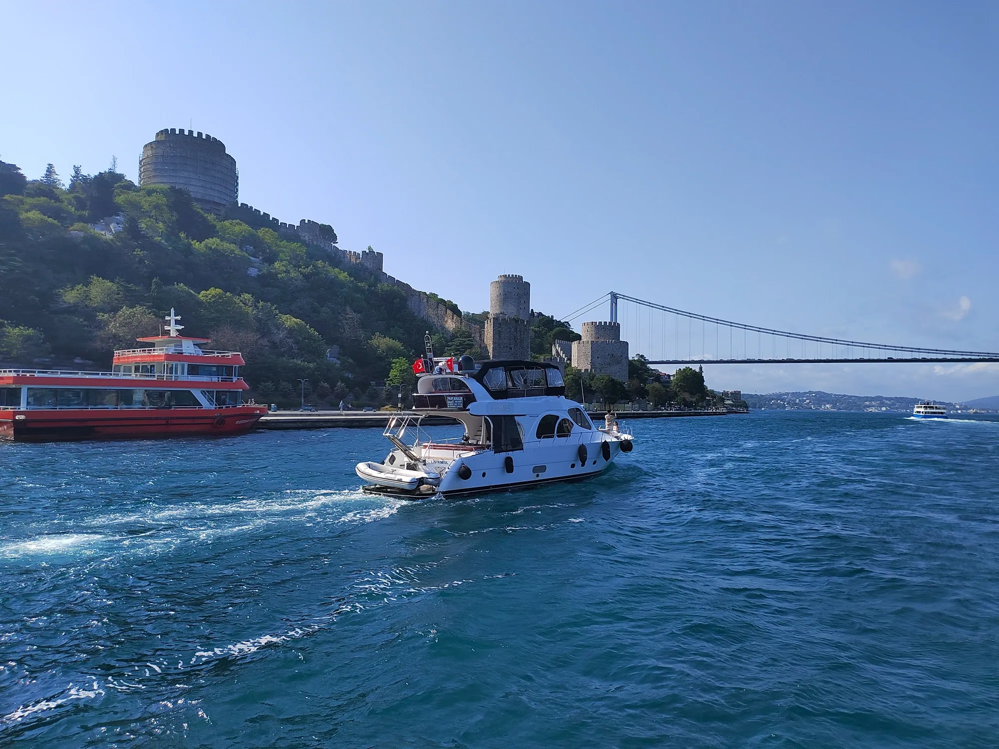 Вид на крепость с парома. Фото Дарины Устич