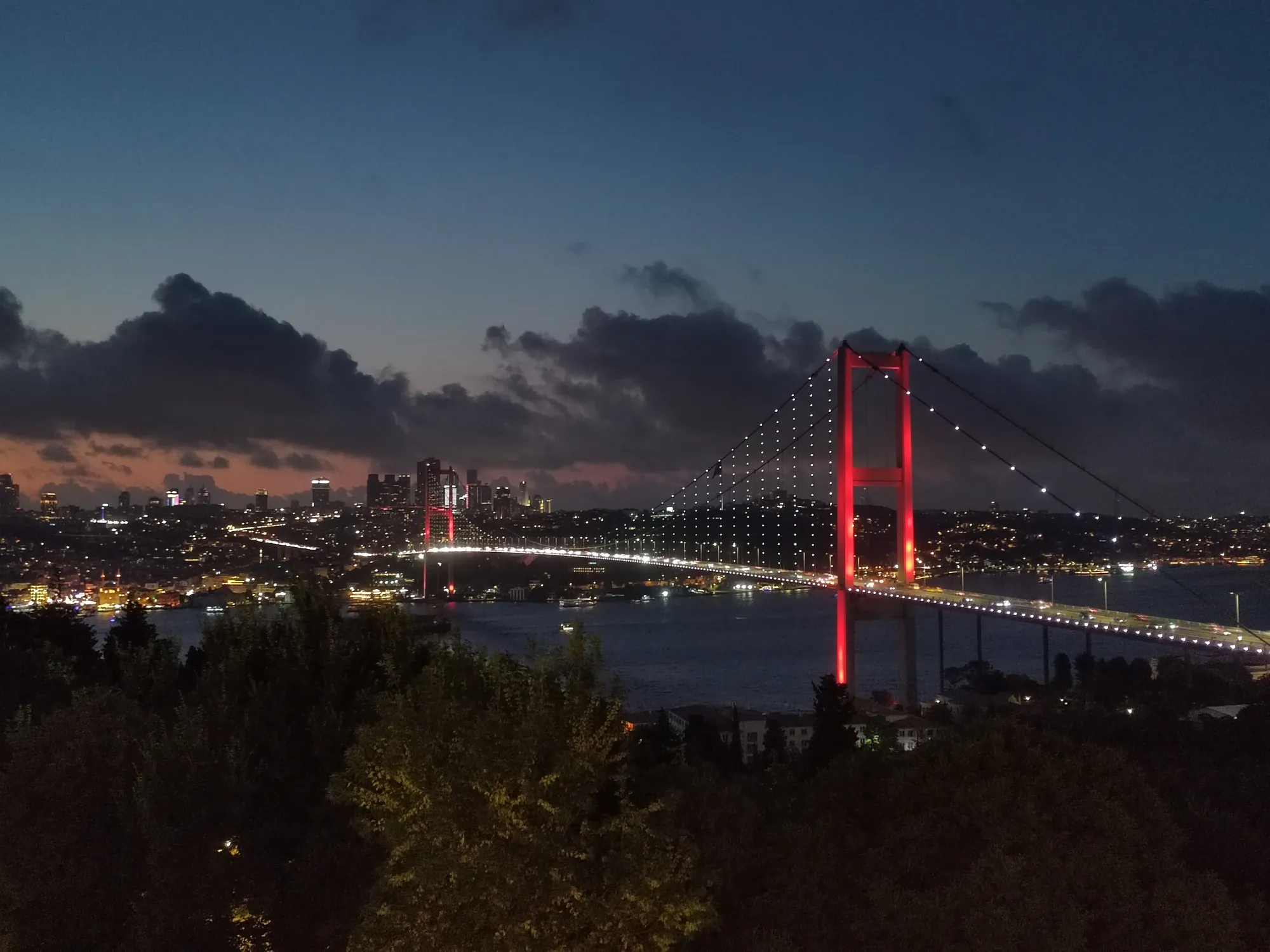 Вид на Босфорский мост. Фото Дарины Устич