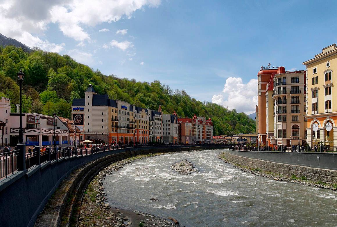 Красная Поляна, река Мзымта (Alexxx1979 / Wikimedia)