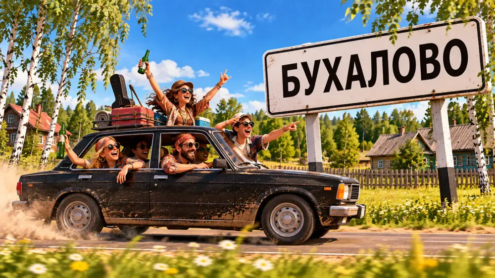 Едем в соседнее село, на дискотеку!