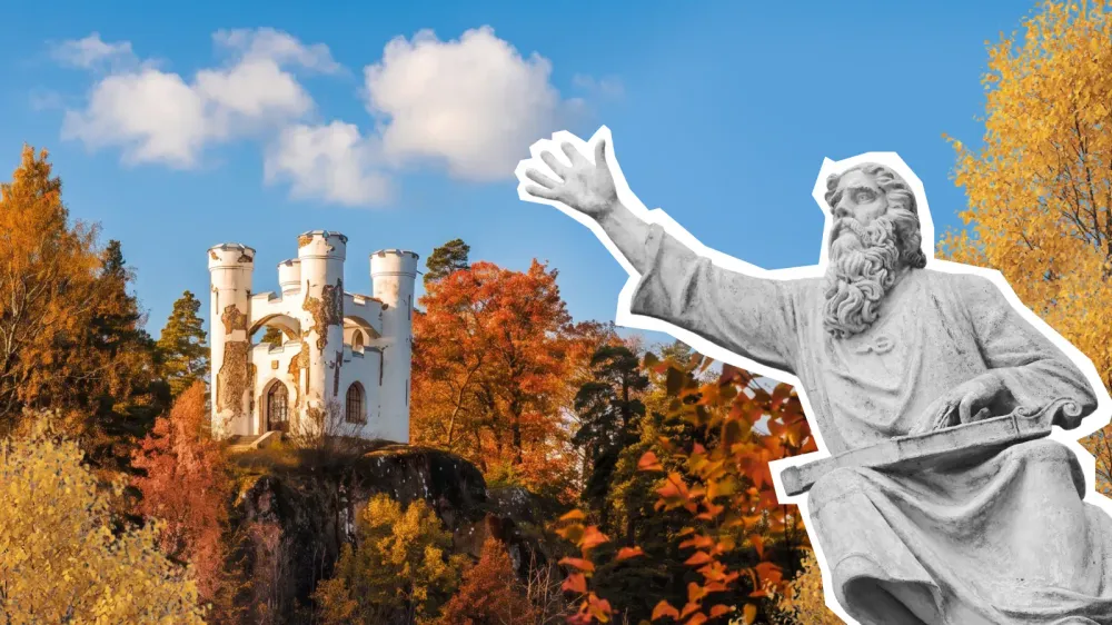 Скалы, храм Нептуна и «Край света» — чем так манит парк Монрепо
