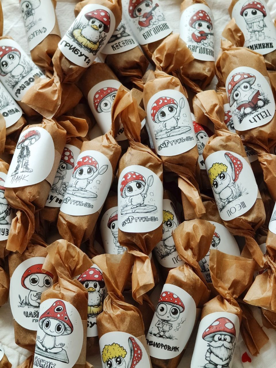 Грибные ириски!