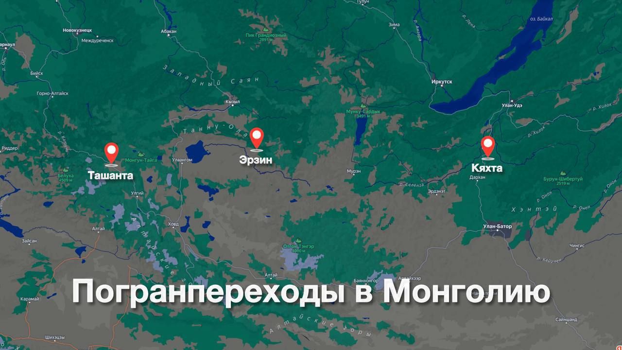 Карта погранпереходов / фото Дмитрий Полудин