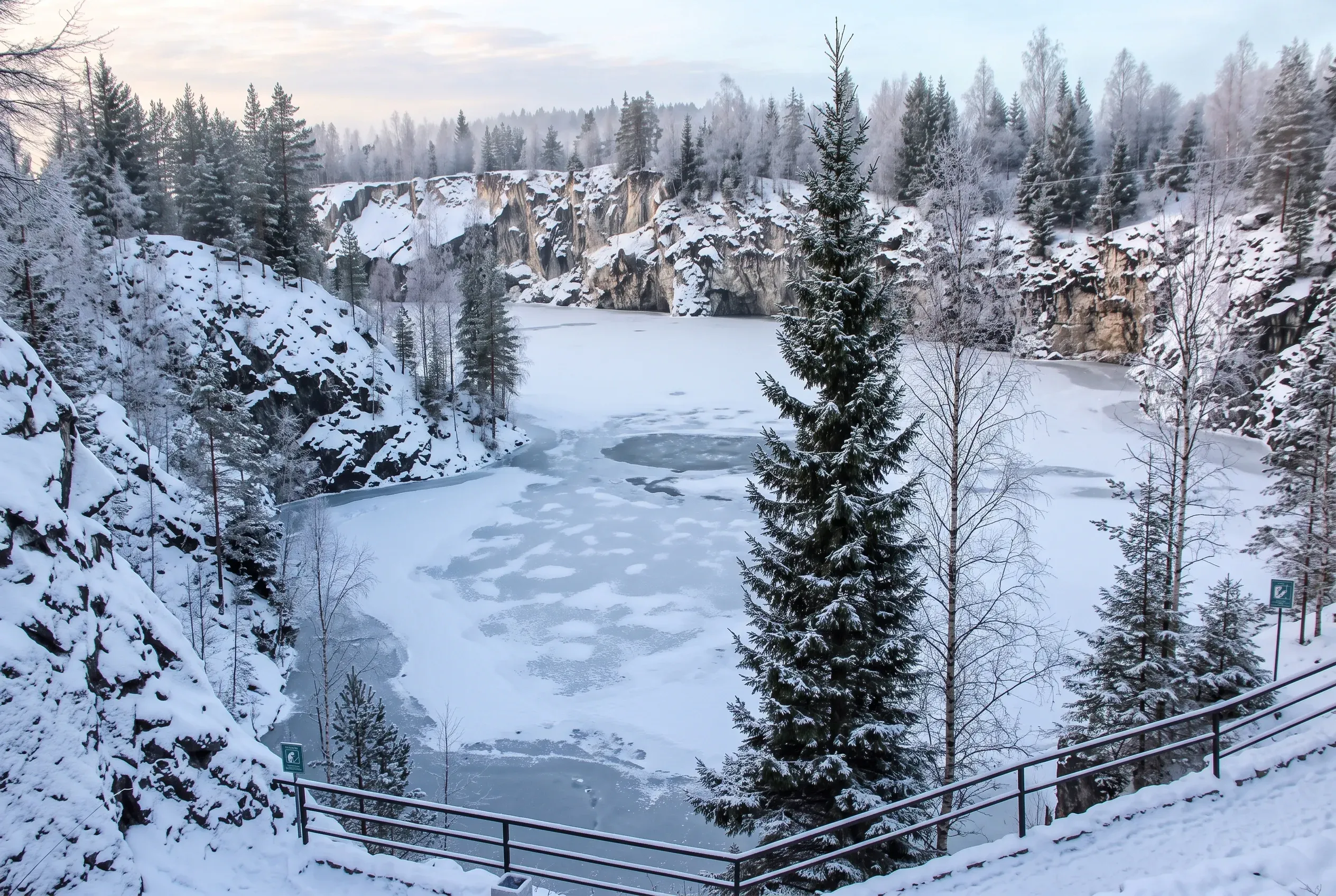 Горный парк «Рускеала» / фото Aleksander Kaasik / Wikimedia