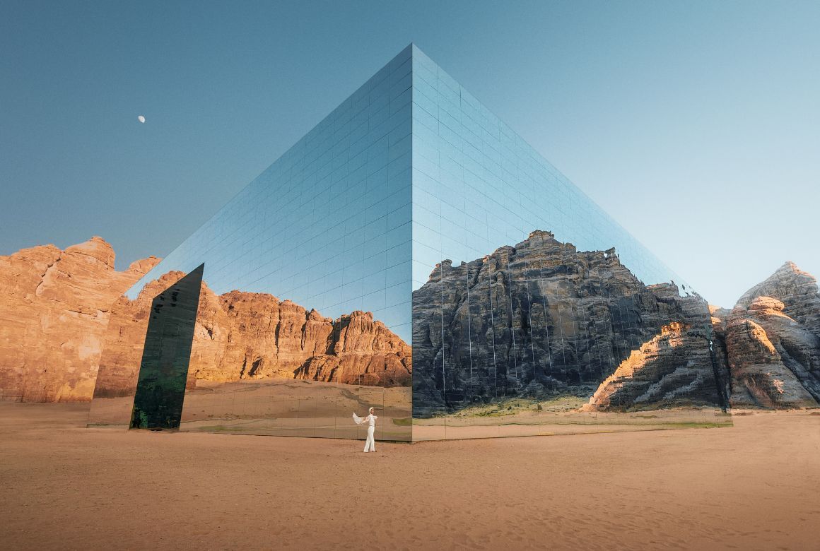 Концертный зал «Марайя» в оазисе Аль-Ула (Abdullah Ghazal / Canva)