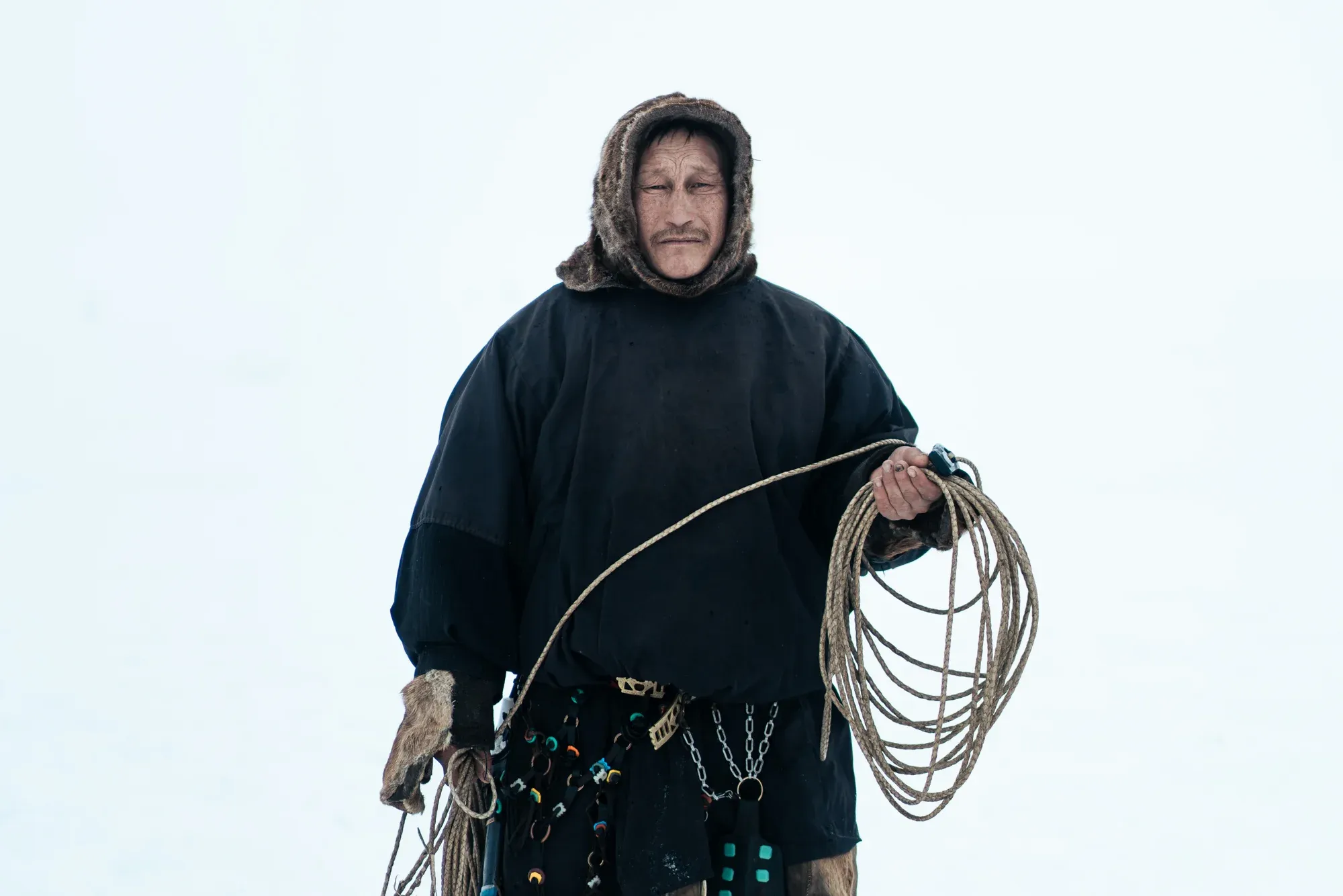 Оленевод с тынзяном / Александр Мазуров